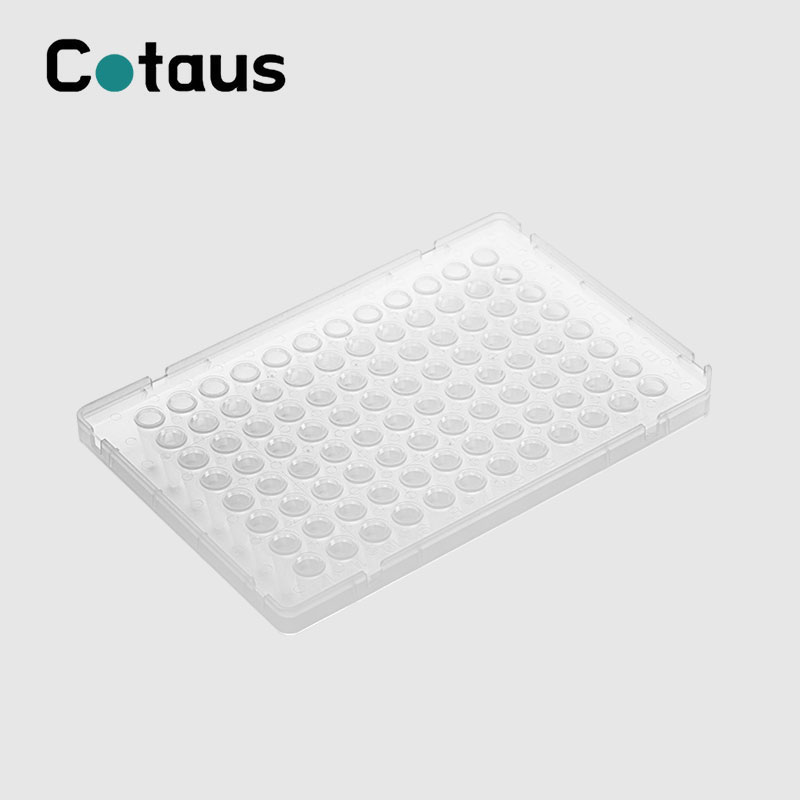 96 To 0.1ml Farin Cikakkiyar Skirt PCR Plate